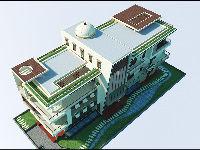 Full bản vẽ thiết kế kỹ thuật thi công nhà biệt thự phố 3 tầng + 1 tum kích thước: 10.81x29m